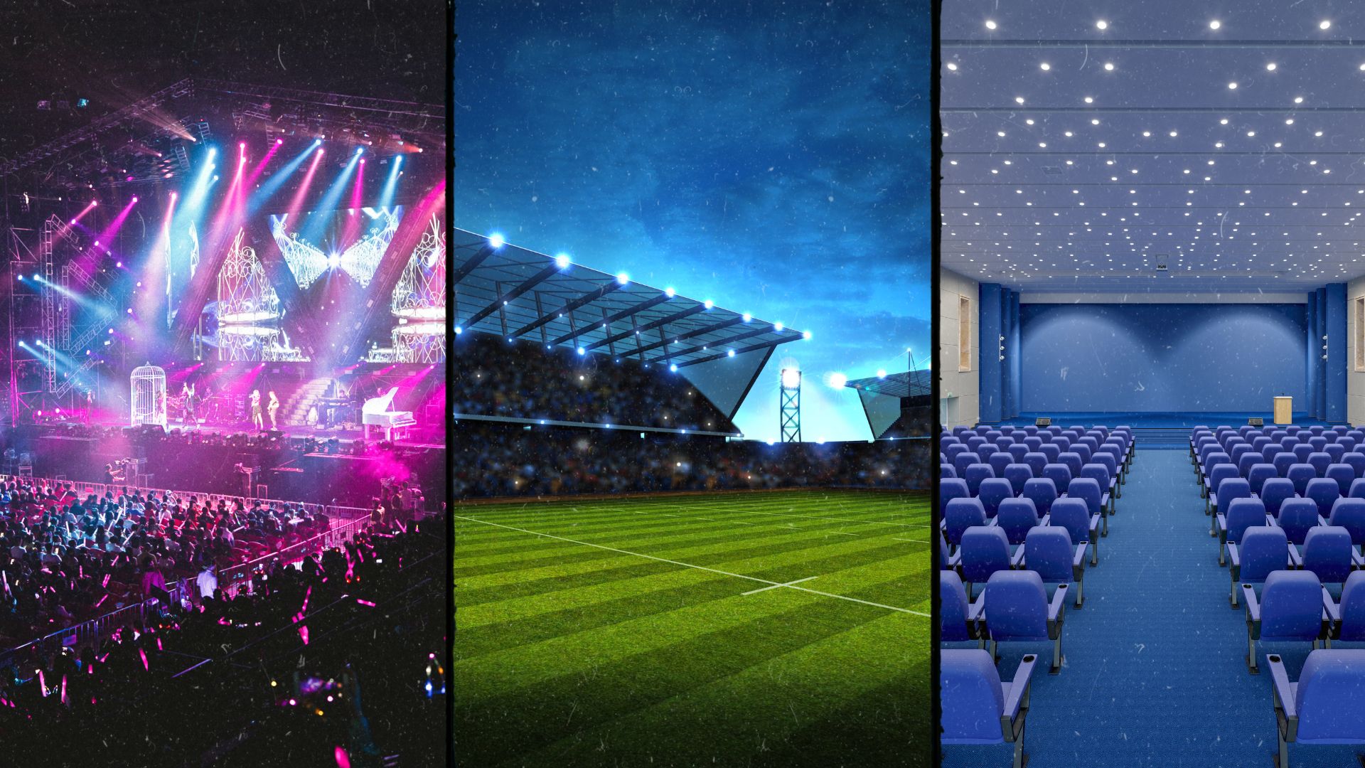 Concert, Sporting Events, and Conventions